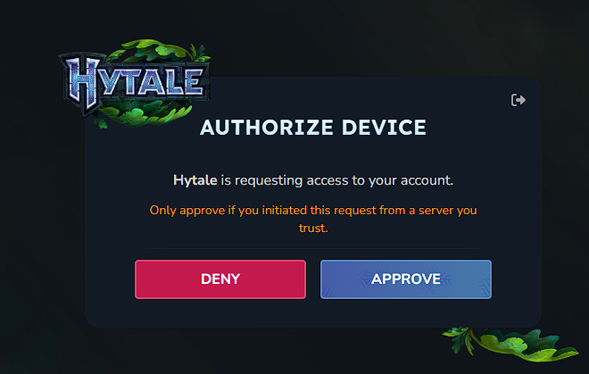 Pantalla de Aprobación
